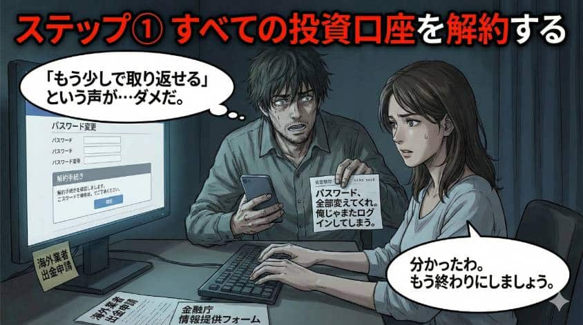 バイナリーオプション 口座解約