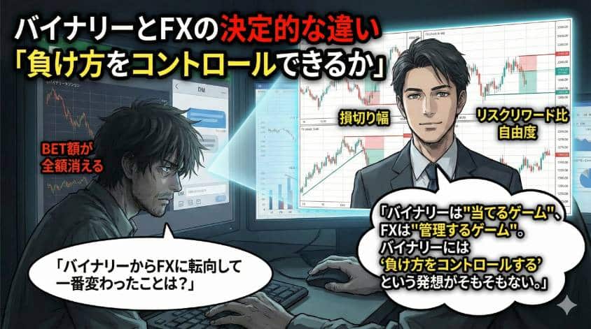 バイナリーオプション コントロール