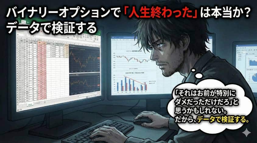 バイナリーオプションで人生終了