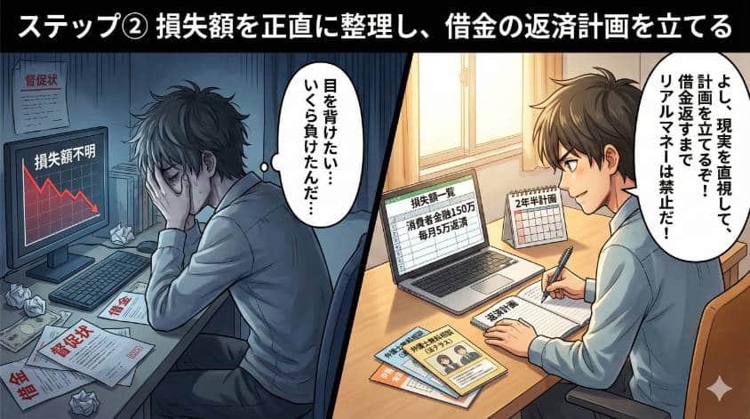 バイナリーオプション 損失額 把握