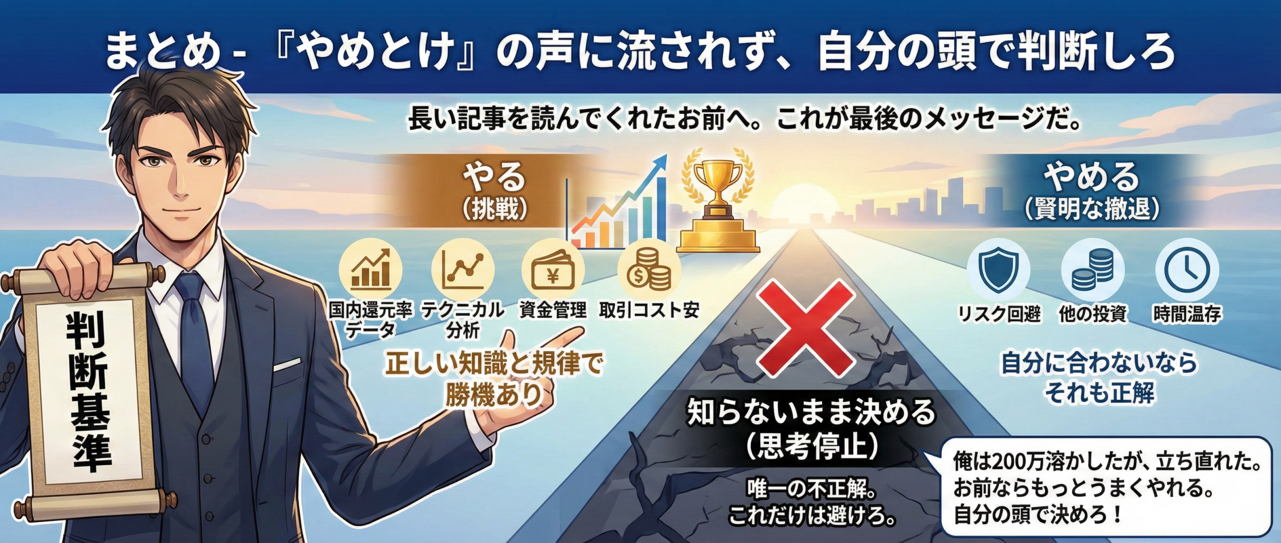 バイナリーオプション やめとけ まとめ