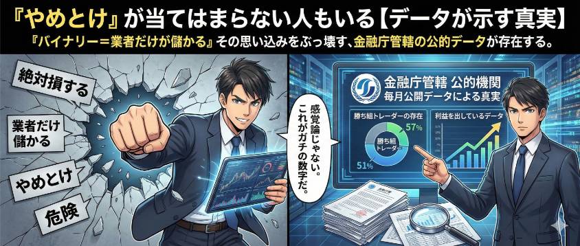 バイナリーオプションで儲かっている人もいる