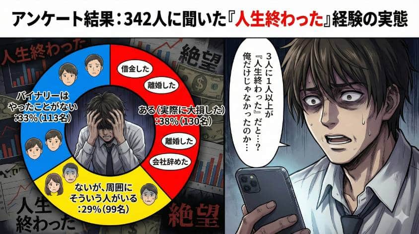 バイナリーオプションでアンケート