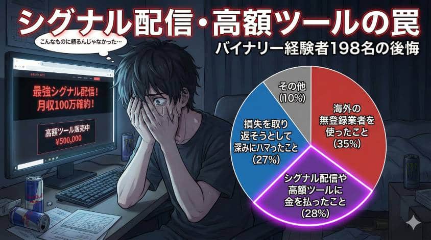 バイナリーオプションの罠