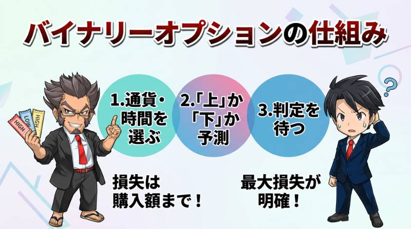 バイナリーオプションの仕組み